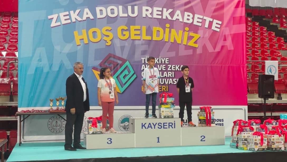 Akıl ve Zeka Oyunları Türkiye Şampiyonası Derecelerimiz